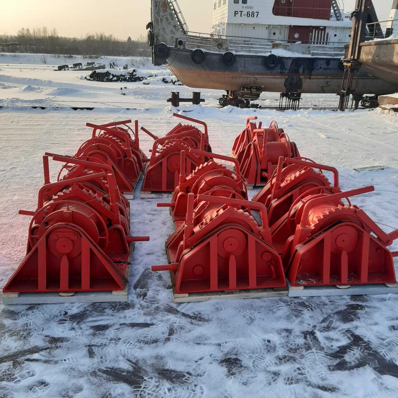 Барабан натяжной БН-250 (лебедка Сторожева) 